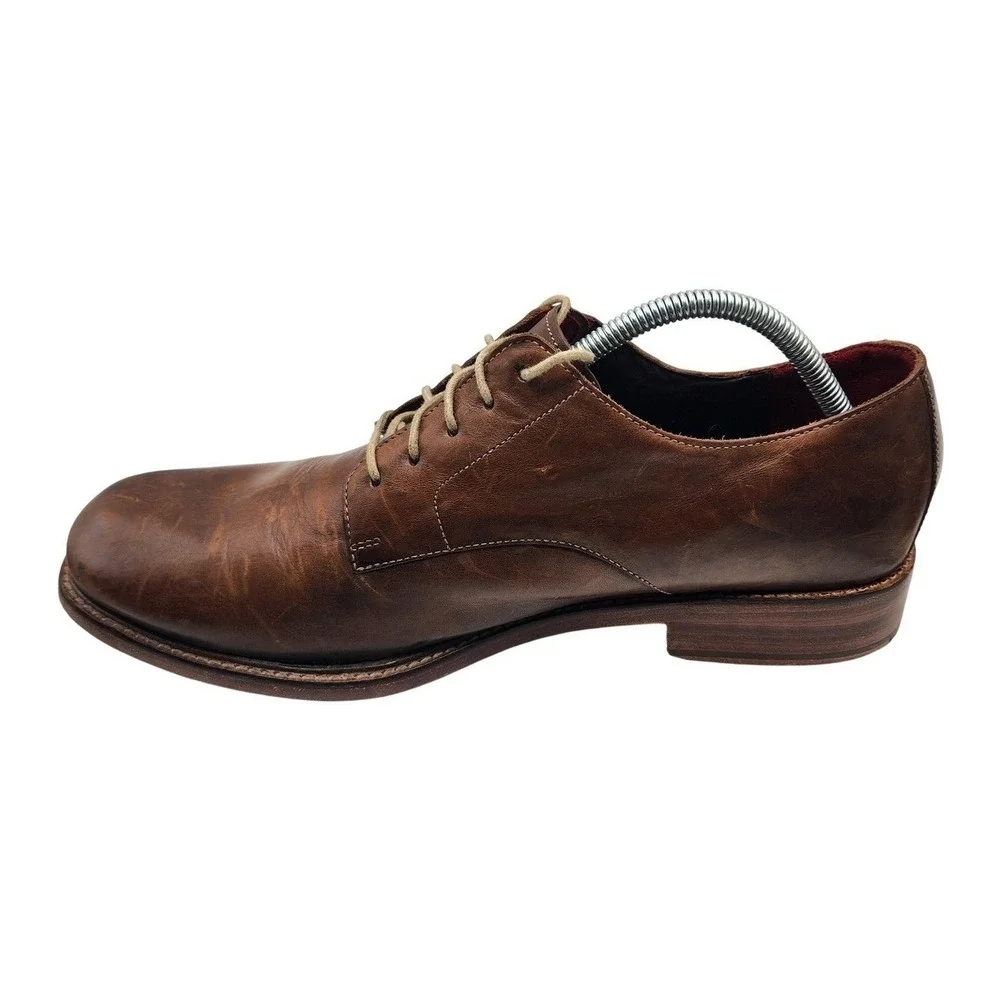 Cole Rood & Haan Co. Shoes Mens Size 11 Brown Leather Derby Lace Up Dress C08777